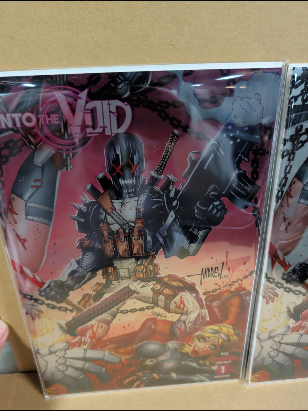Into The Void METAL PH2 TRADE /VIRGIN SET LTD 25 NM Wraparound Cover's